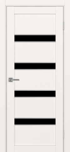 Полотно Турин 505 АПС SC бежевый Размер 700х2000мм Покрытие Экошпон Стекло Черное
