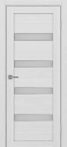 Полотно Турин 505 АПС SC ясень серебристый Размер 800х2000мм Покрытие Экошпон Стекло Матовое