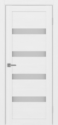 Полотно Турин 505 белый лёд Цвет Белый лёд Размер 700х2000мм Покрытие Экошпон Стекло Матовое