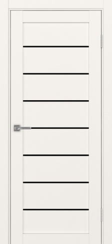 Полотно Турин 508 бежевый Цвет Бежевый Размер 800х2000мм Покрытие Экошпон Стекло Черное