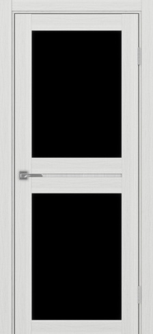 Полотно Турин 520.212 ясень серебристый Размер 600х2000мм Покрытие Экошпон Стекло Черное